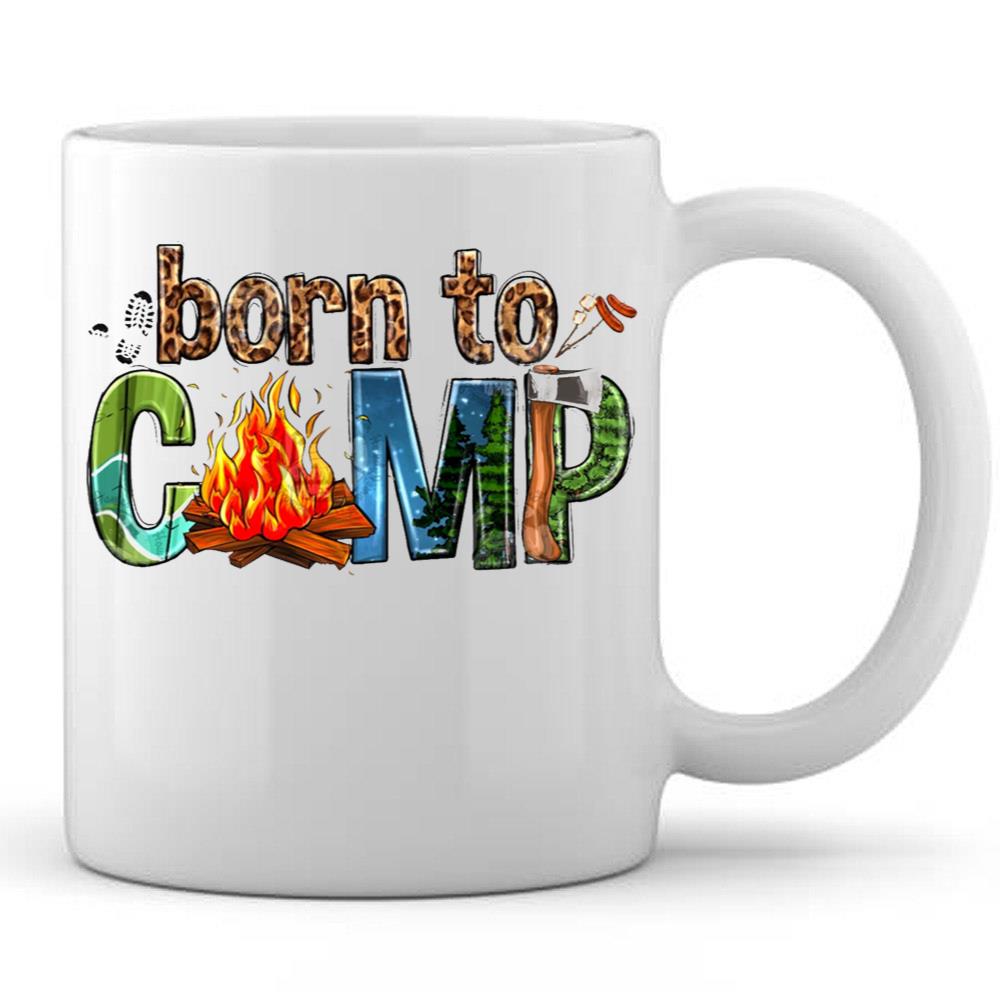 Born To Camp T-shirt Camp Life Camp Love