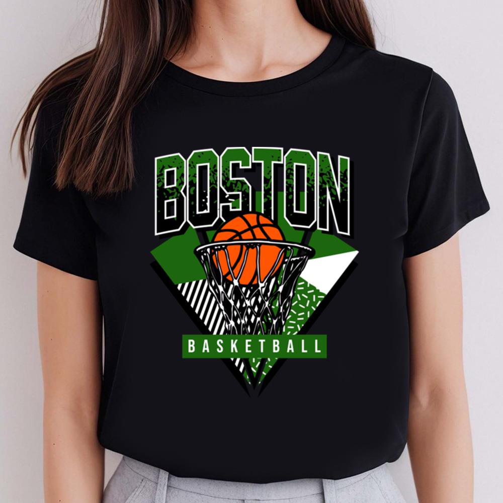 Boston Basketball 90s Throwback T-Shirt