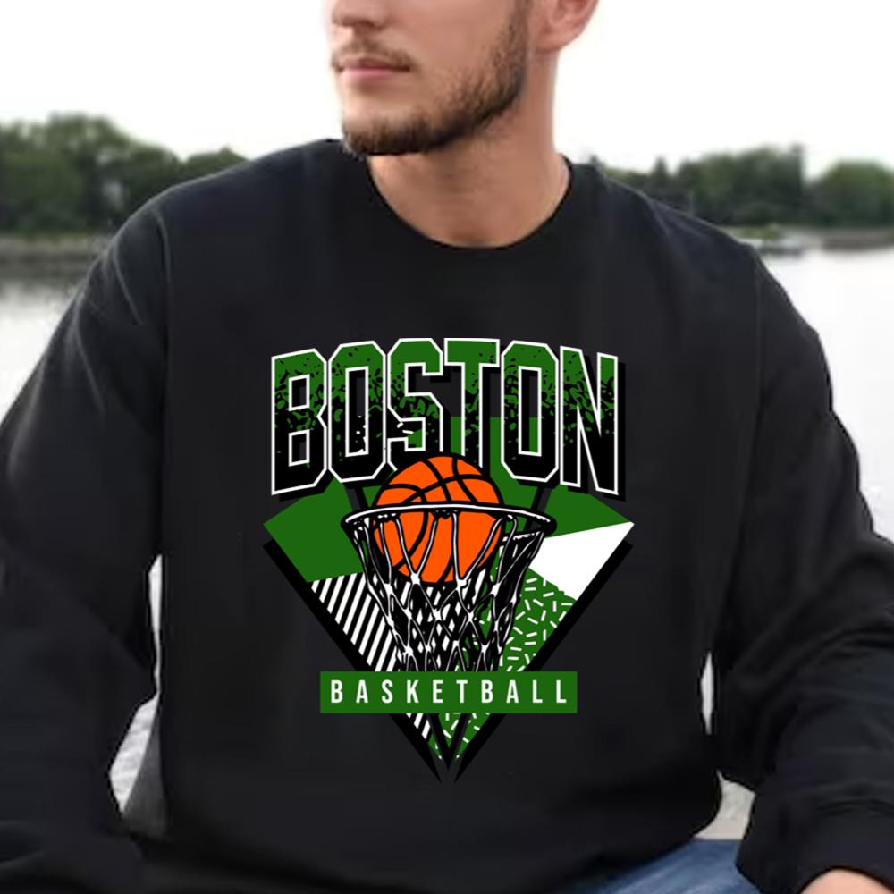 Boston Basketball 90s Throwback T-Shirt
