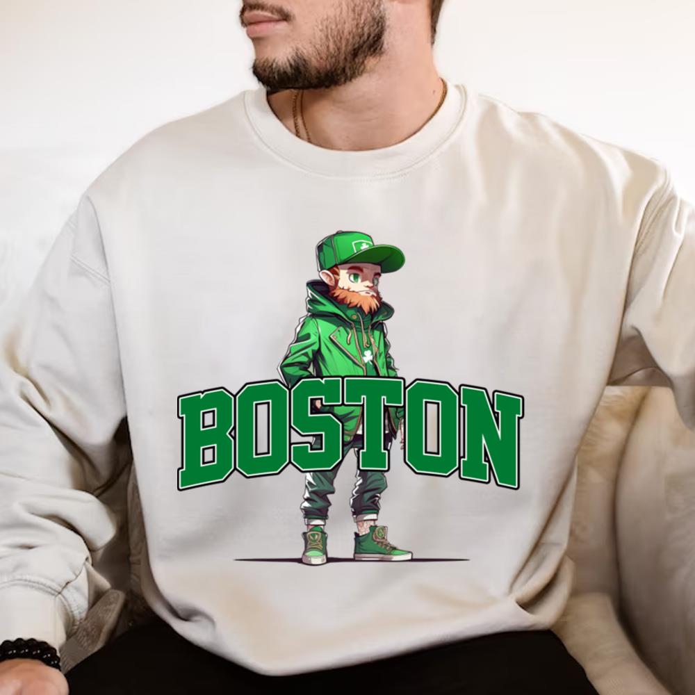 Boston Basketball Hype Beast Mascot T-Shirt