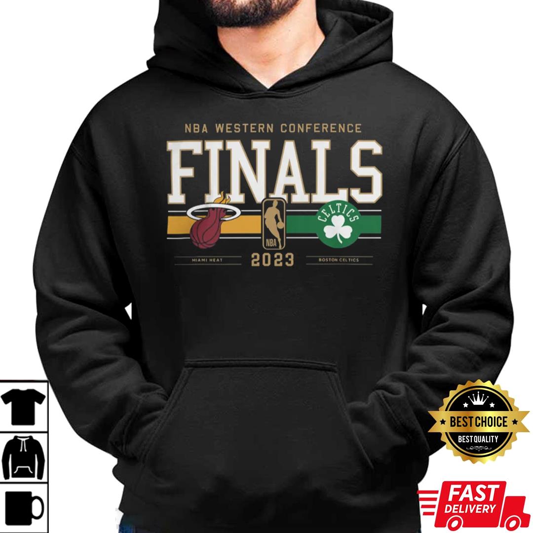 Boston Celtics Vs Miami Heat 2023 NBA Eastern Conference Finals Matchup T-Shirt