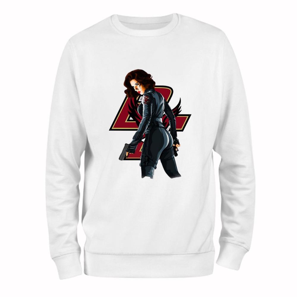 Boston College Eagles NCAA Blackwidow Marvel Avengers T-Shirt