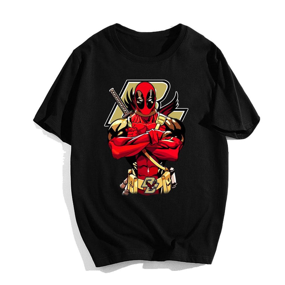 Boston College Eagles NCAA Deadpool Dc Marvel Avengers T-Shirt