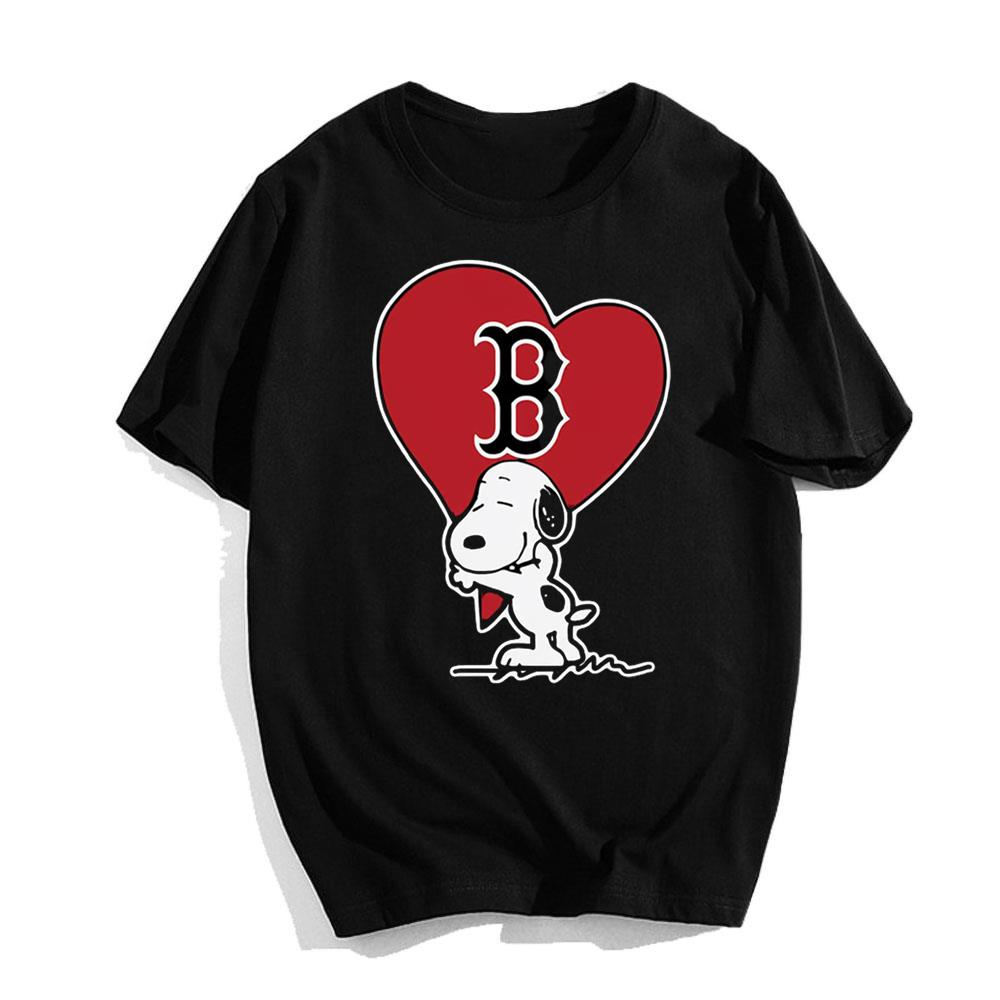 Boston Red Sox Snoopy Baseball Sports Shirts