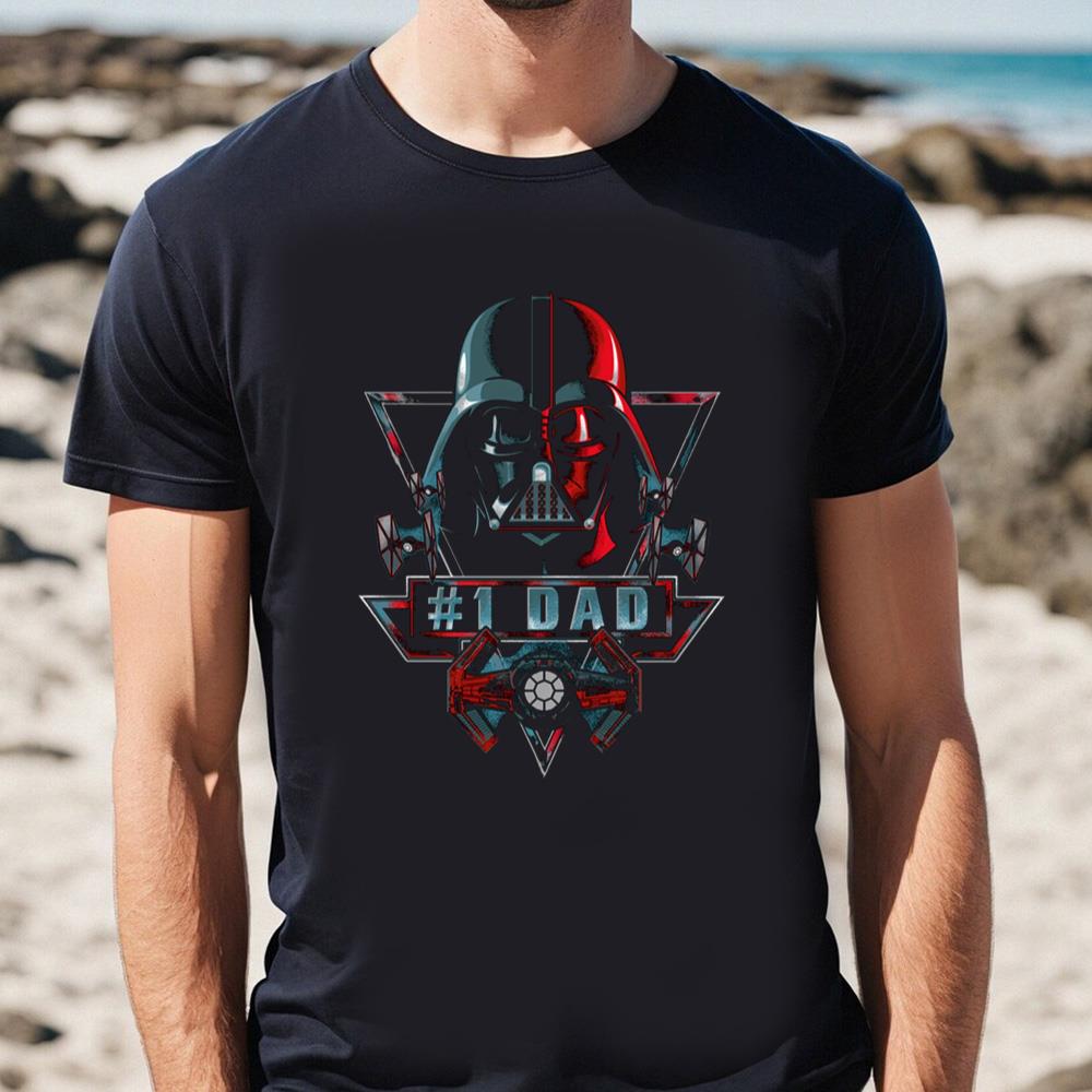 Boy's Star Wars Father's Day Darth Vader #1 Dad T-Shirt