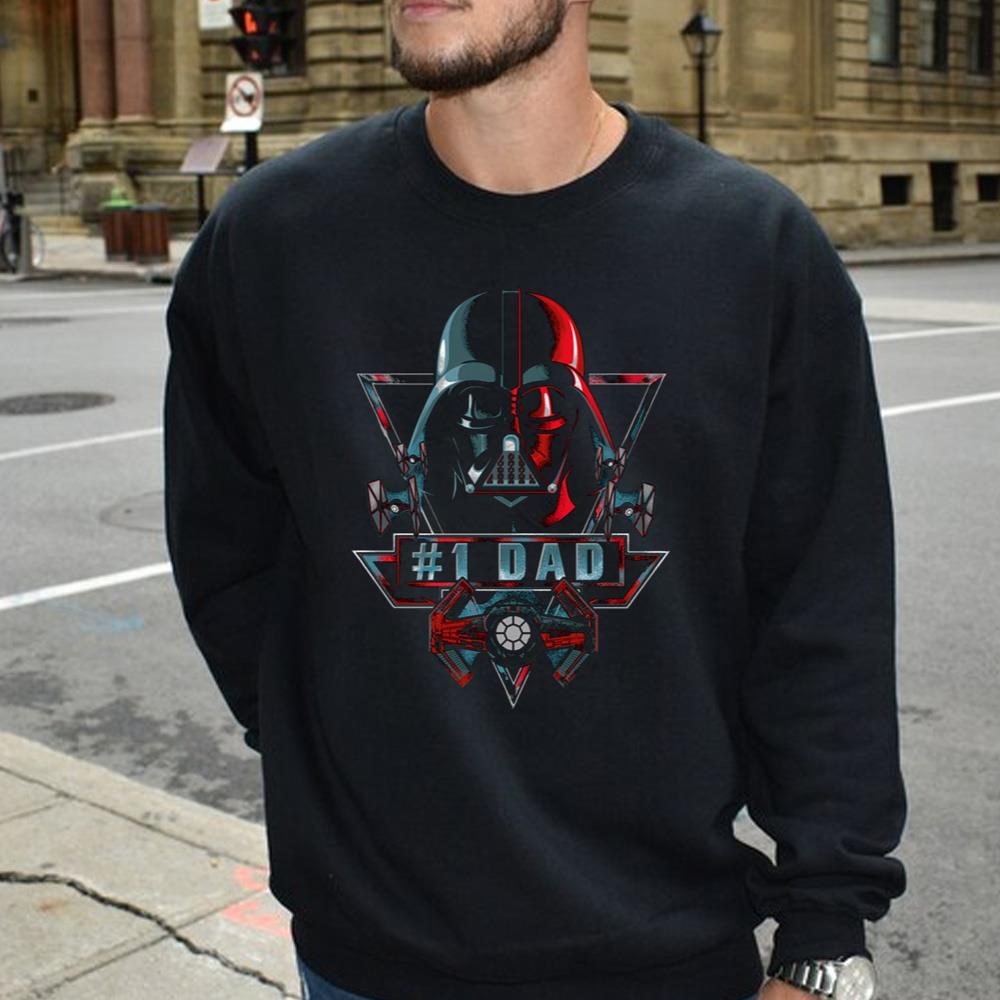 Boy's Star Wars Father's Day Darth Vader #1 Dad T-Shirt