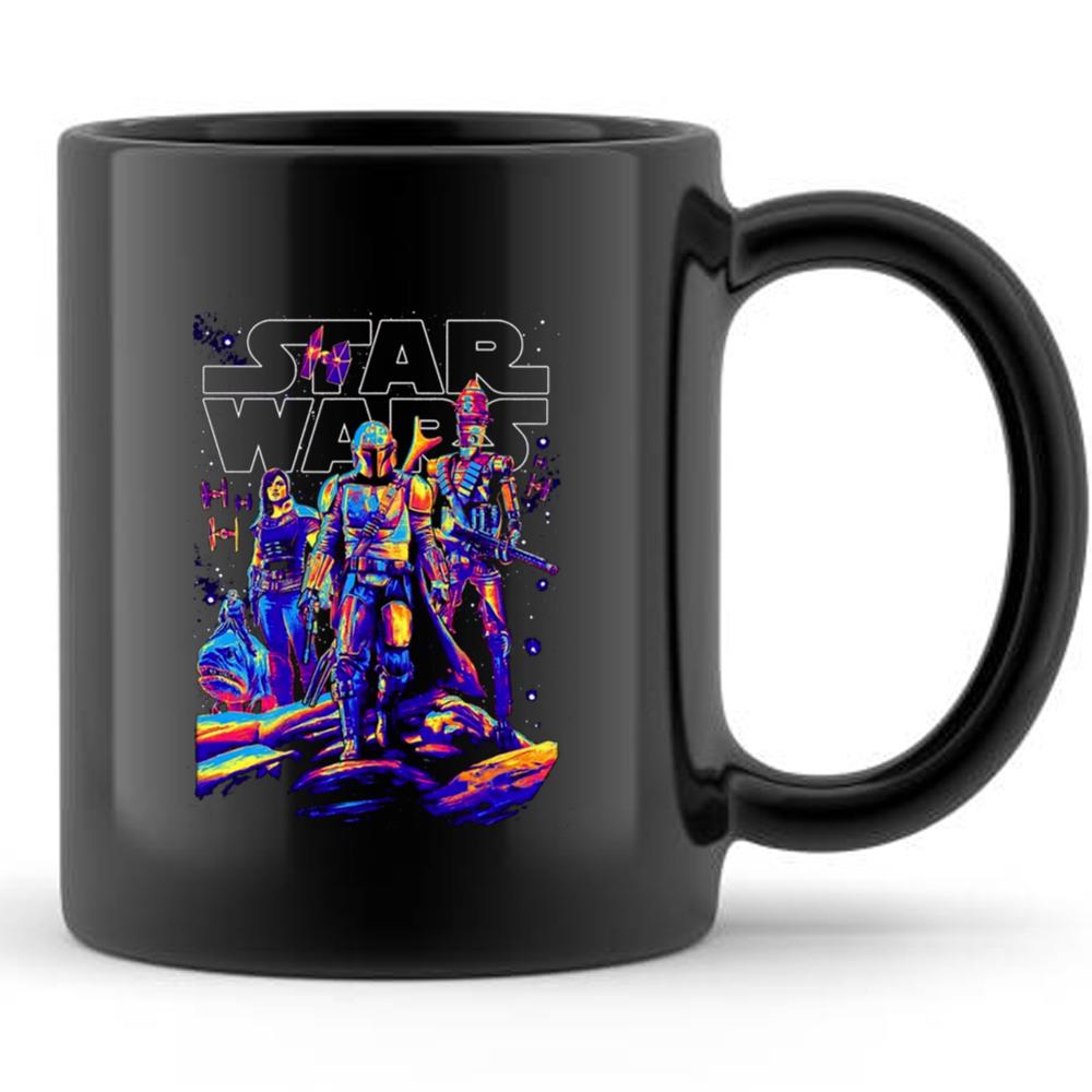 Bright Mandalorian Shirt, Star Wars Shirt, Disney Mandolorian Tshirt with Cara Dune