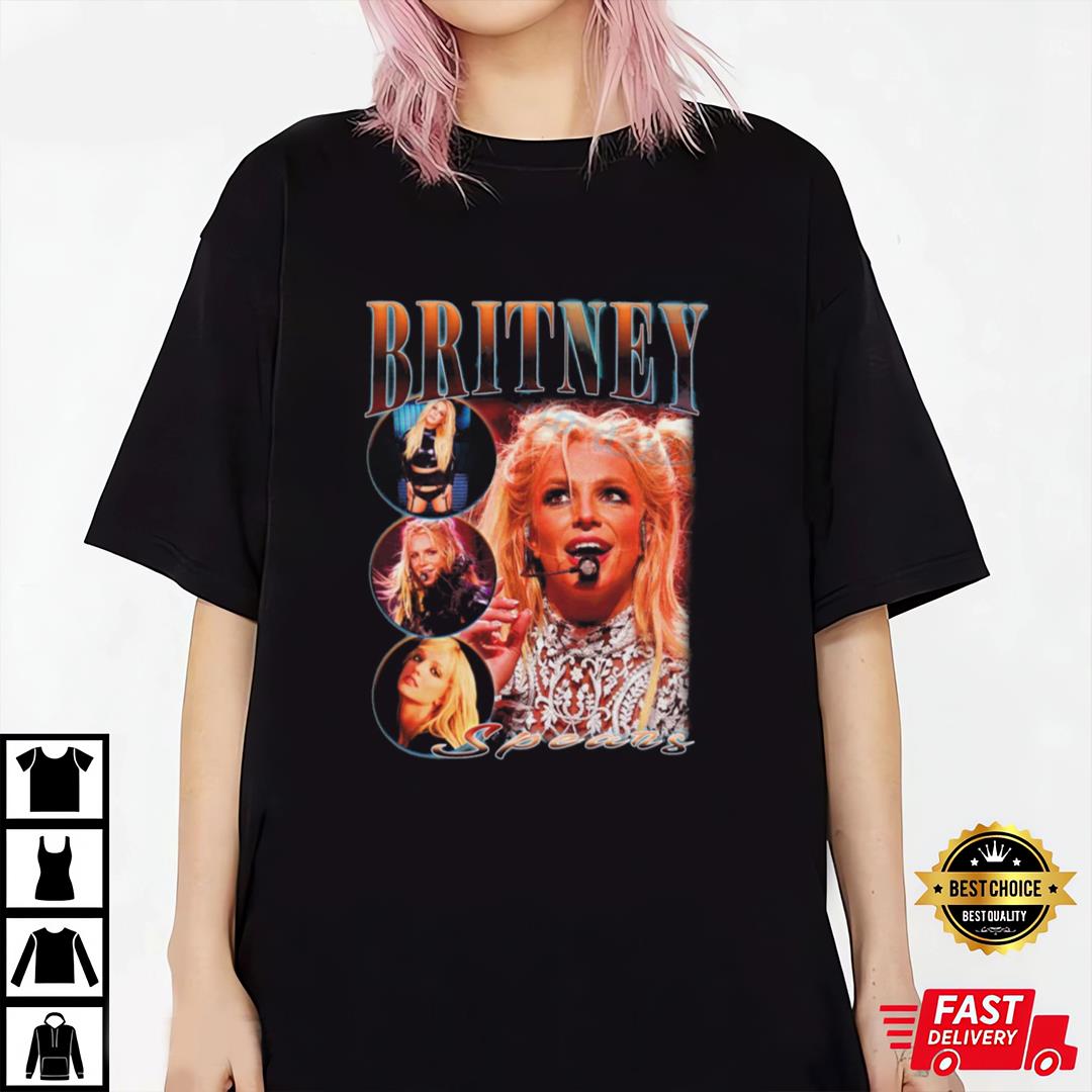 Britney Spears Shirt, Vintage 90s Britney Spears Shirt, Rap Hip Hop Tshirt