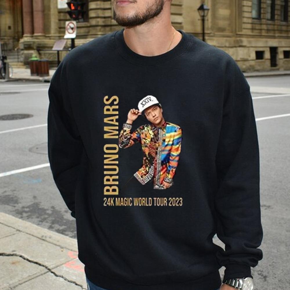 Bruno Mars World Tour 2023 Merch, Bruno Mars Dolby Live, Las Vegas T-Shirt