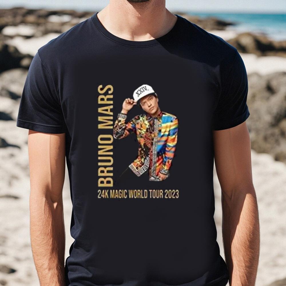 Bruno Mars World Tour 2023 Merch, Bruno Mars Dolby Live, Las Vegas T-Shirt