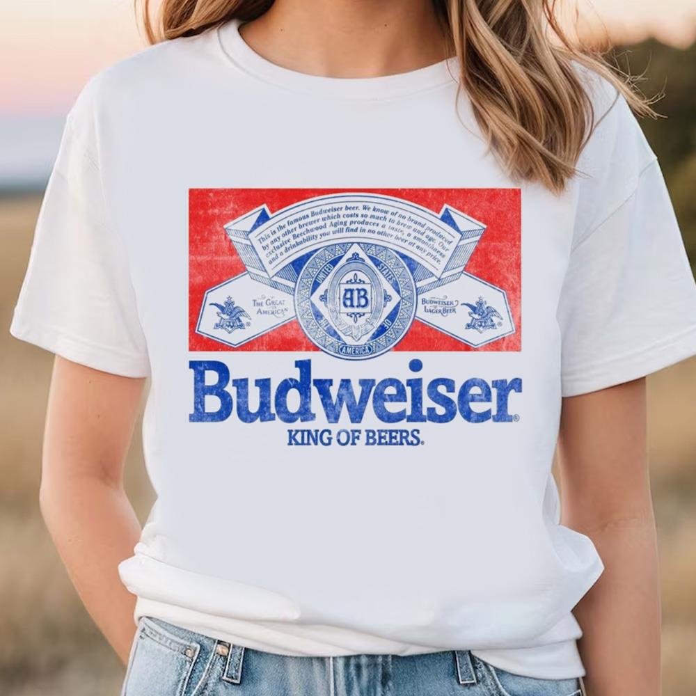 Budweiser Half Label T-Shirt