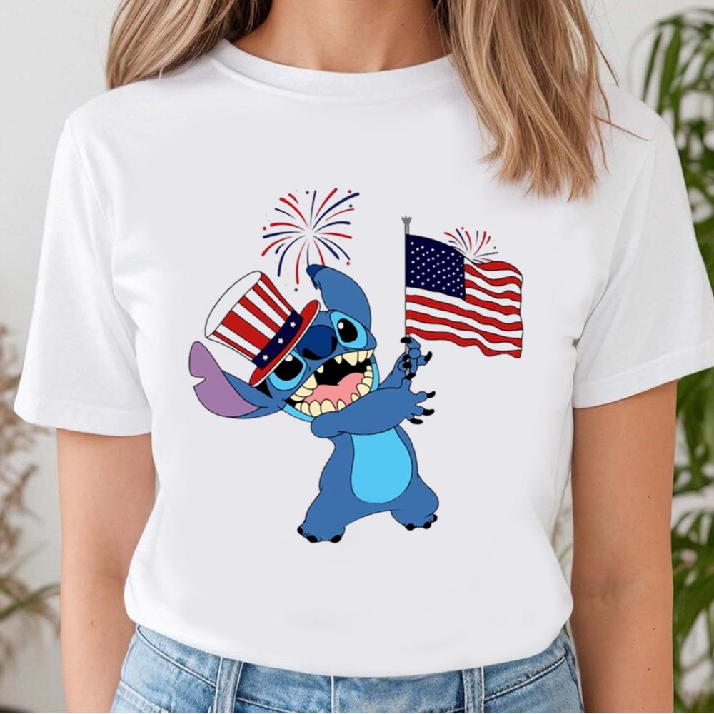 Bundle 4th Of July Funny American USA, Stitch Memorial Day Shirt