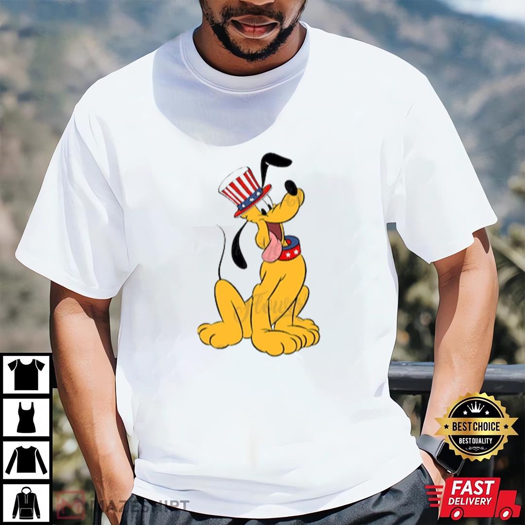 Bundle Mouse And Friends 4th Of July Shirt, Red White And Blue, American Freedom, Pluto Shirt