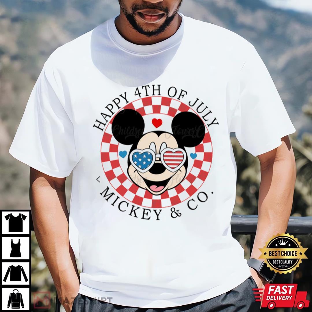 Bundle Mouse And Friends America Shirt, Red White And Blue, Family Vacation 2023