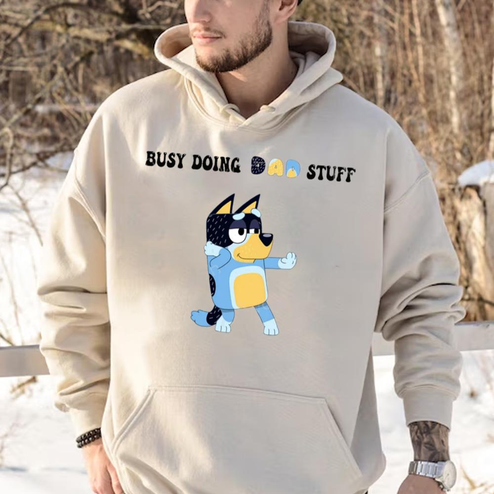 Busy Doing Dad Stuff T Shirt, Bluey Fathers Day Shirt, Bluey Dad Shirt