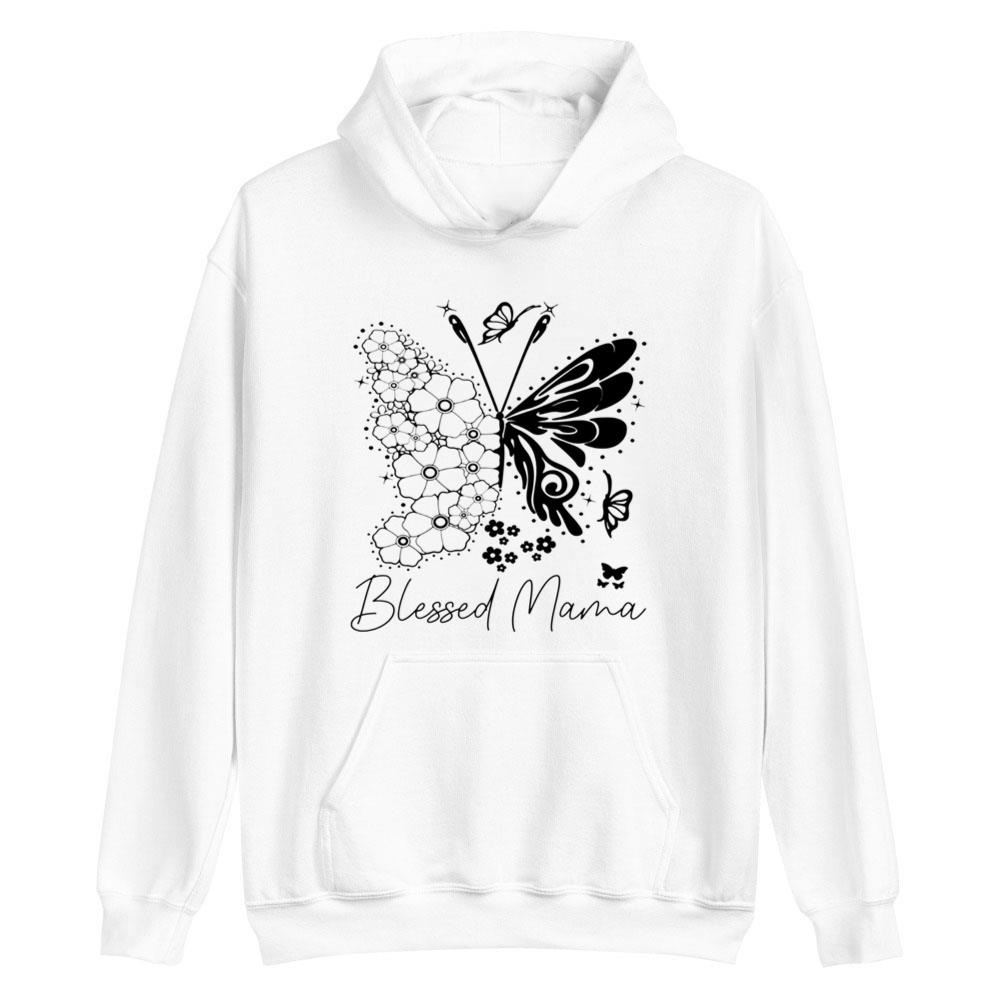 Butterfly Blessed Mama T-Shirt Gift For Mom