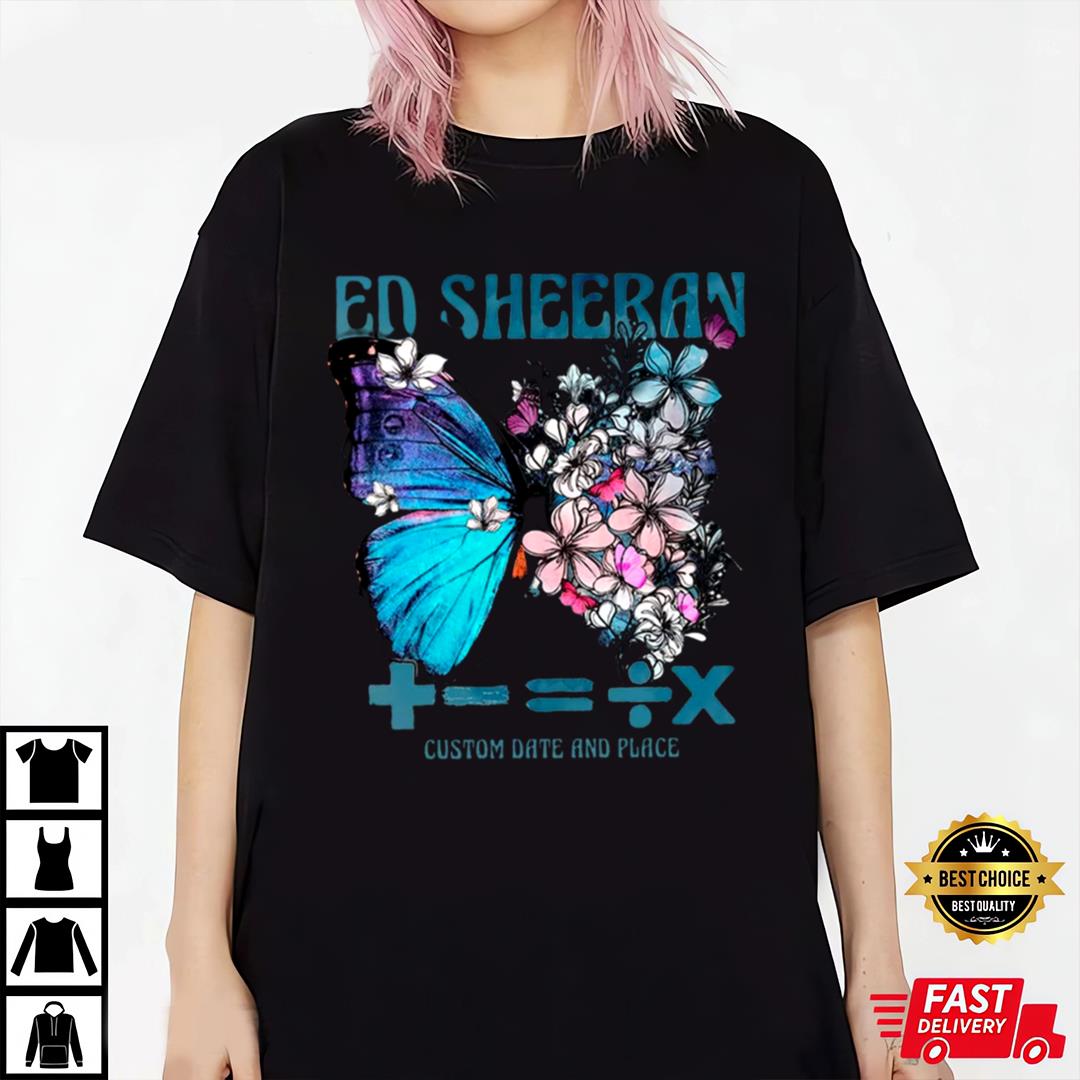 Butterfly Tshirt, Butterfly Equals Tour shirts, The Mathematics World Tour 2023 Shirt