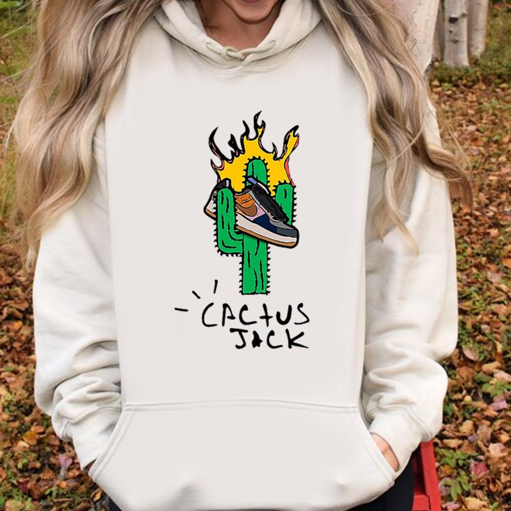 Cactus Jack Fire Shoe T-shirt