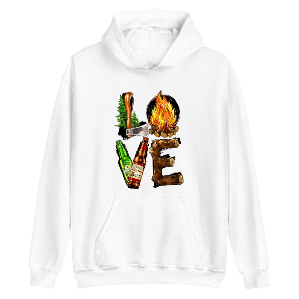 Camp Love Wood T-shirt Camping Life