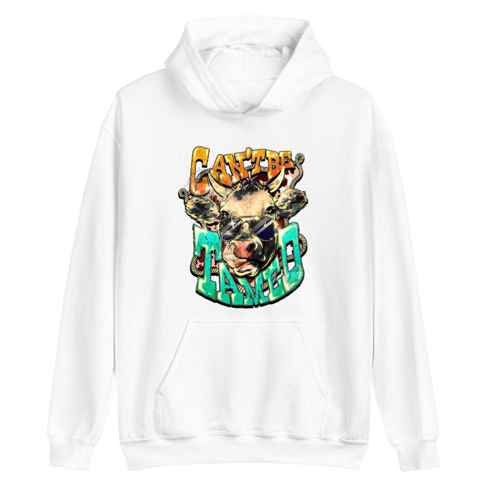 Can't Be Tamed Cow T-shirt Cute Cow