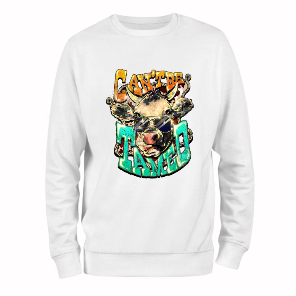 Can't Be Tamed Cow T-shirt Cute Cow