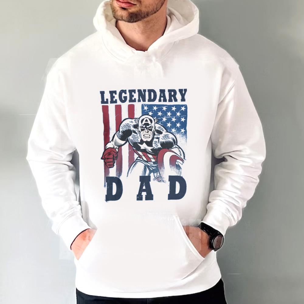 Captain America Legendary Dad Men's T-shirt