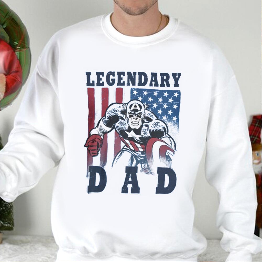 Captain America Legendary Dad Men's T-shirt