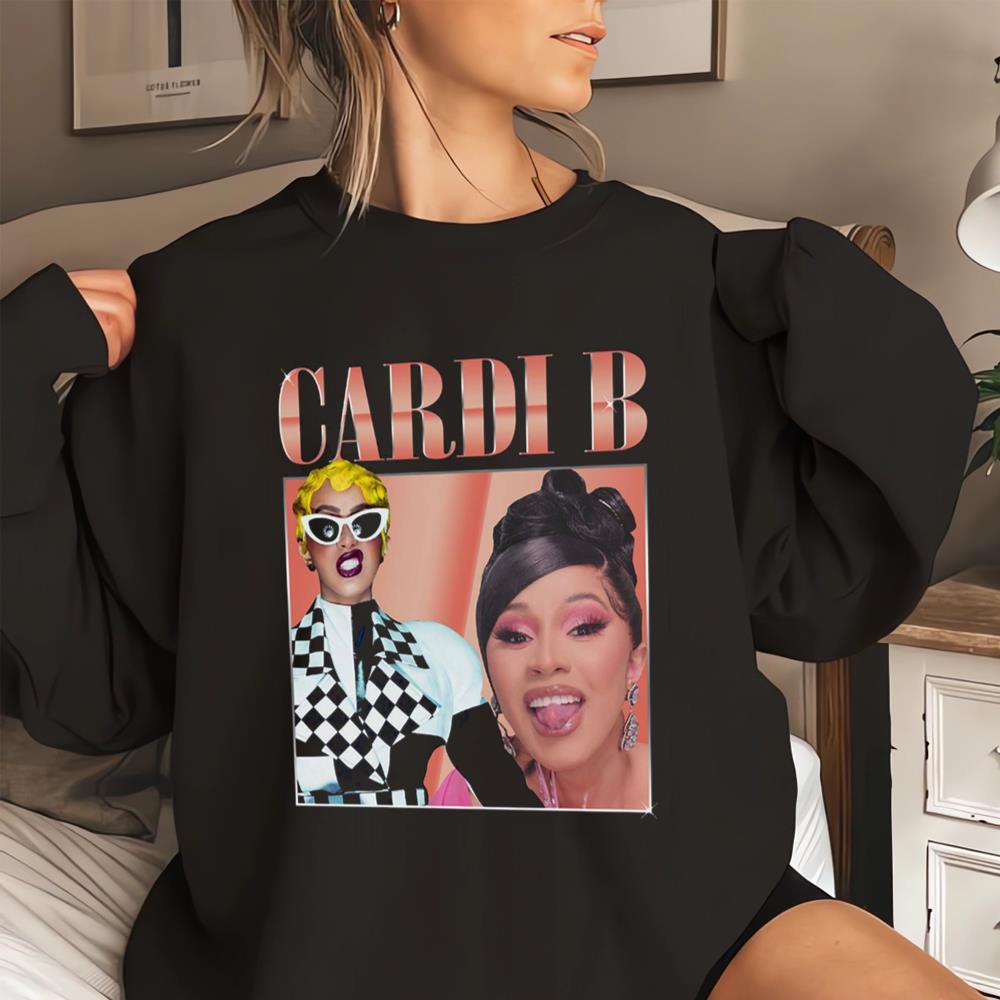 Cardi B Shirt, Vintage Cardi B Shirt Rap Hip Hop 90s Retro Cardi B Shirt
