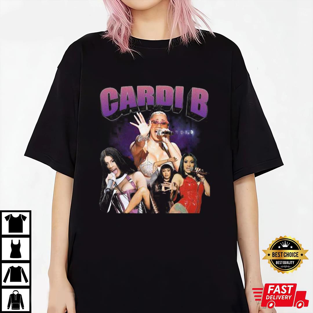 Cardi B Vintage Retro Style T-Shirt