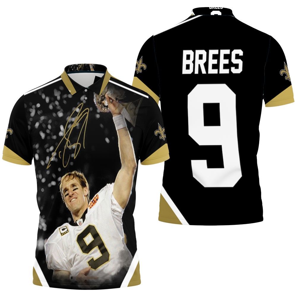 Champion Drew Brees New Orleans Saints Golden Signed Polo Shirt All Over Print Shirt 3d T-shirt Champion Drew Brees New Orleans Saints Golden Signed Polo Shirt All Over Print Shirt 3d T-shirt