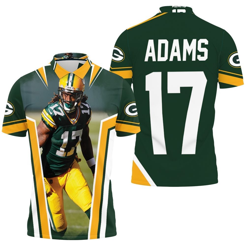 Green Bay Packer Davante Adams Legend 17 Yellow Green Polo Shirt All Over Print Shirt 3d T-shirt Green Bay Packer Davante Adams Legend 17 Yellow Green Polo Shirt All Over Print Shirt 3d T-shirt