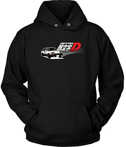 Initial D Anime Hoodies 86 Drift Hoodie Anime Fan Drifting Hoodie