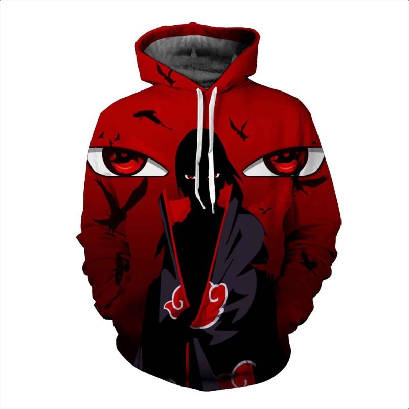 Itachi Uchiha - 3D Printed Naruto Hoodie