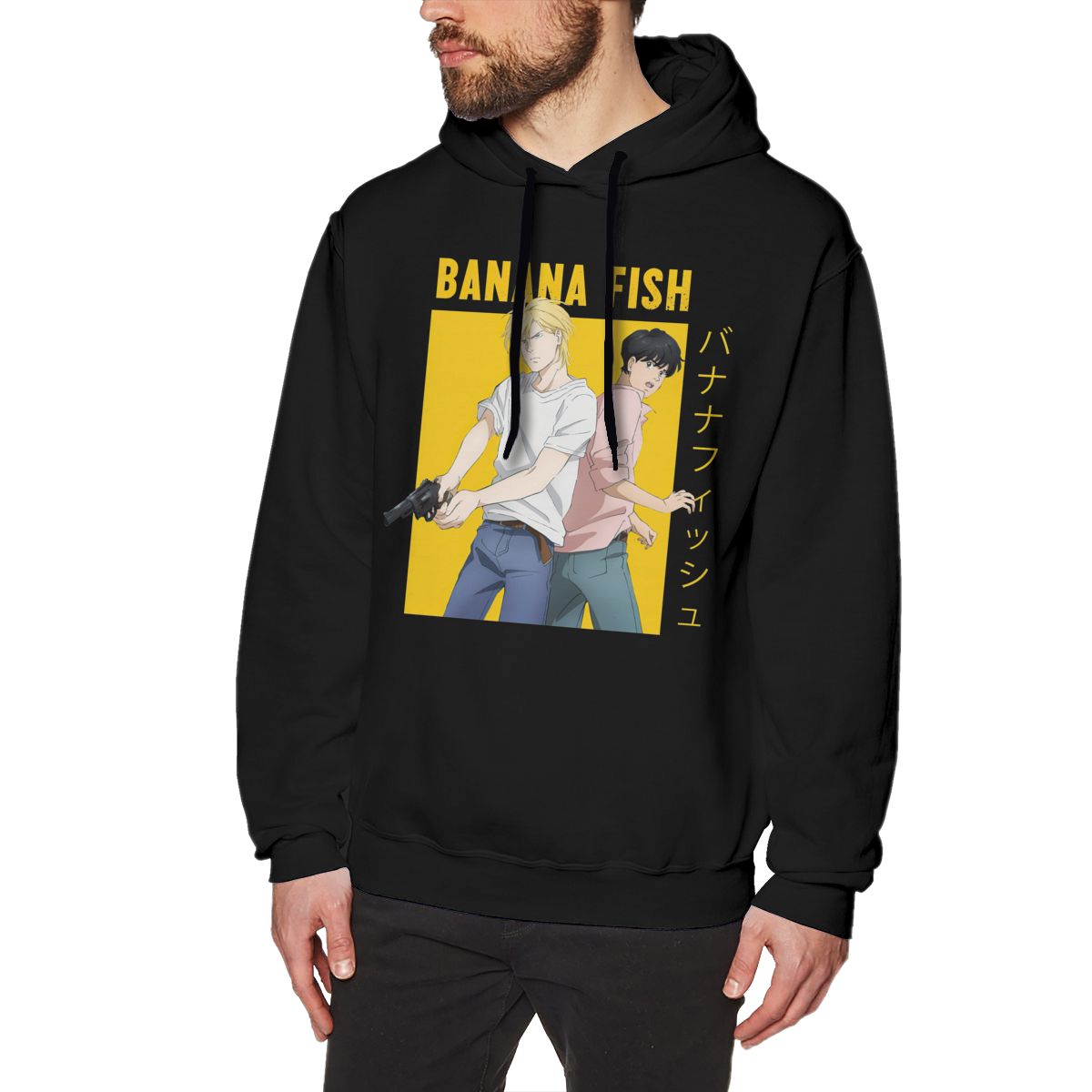 Japan Anime Banana Fish Unisex Hooded Sweatshirts Hip Hop Streetwear Hoodies