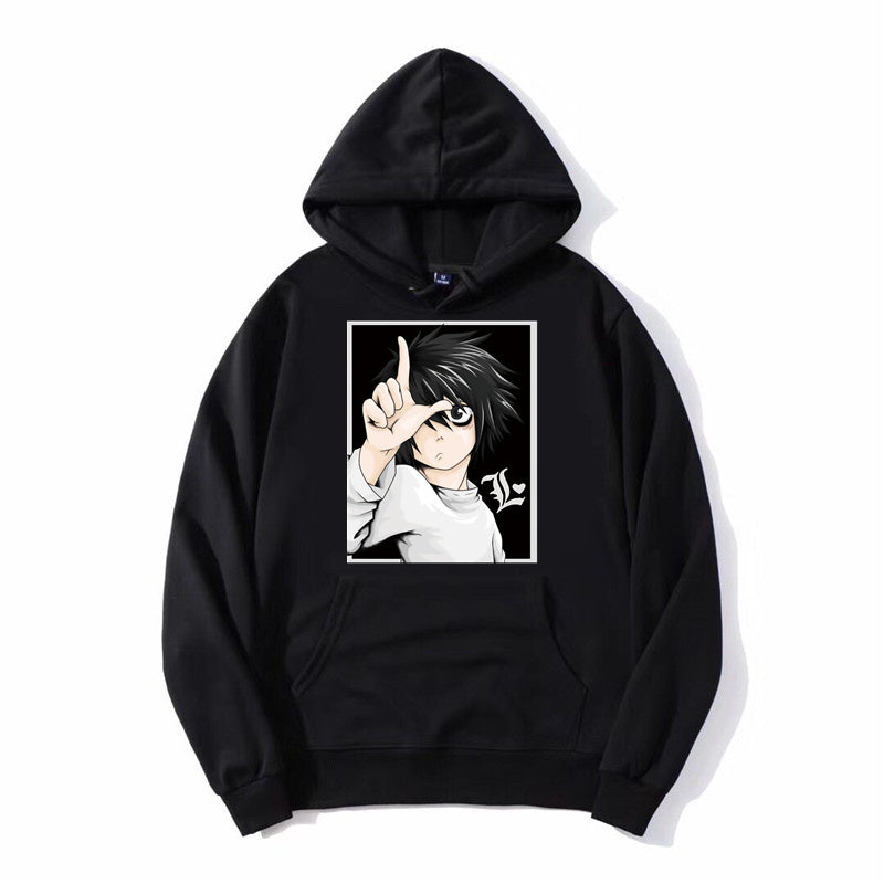 Japan Anime Death Note Hoodie Hooded Sweatshirt Fleece Hoodies