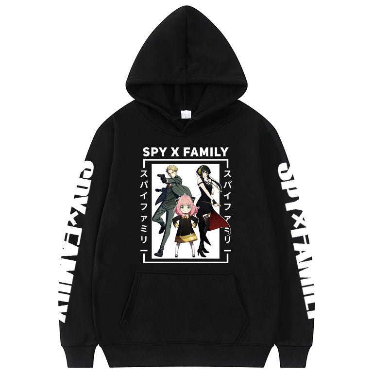 Japan Anime Spy X Family Anya Forger Yor Forger Loid Forger Aesthetic Hoodies Unisex Oversized Fashion Hoodies