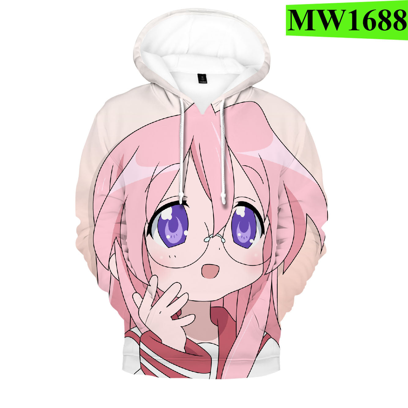 Japanese Anime Lucky Star Takara Miyuki Sportswear Hooded Sweatshirt Casual Hoody