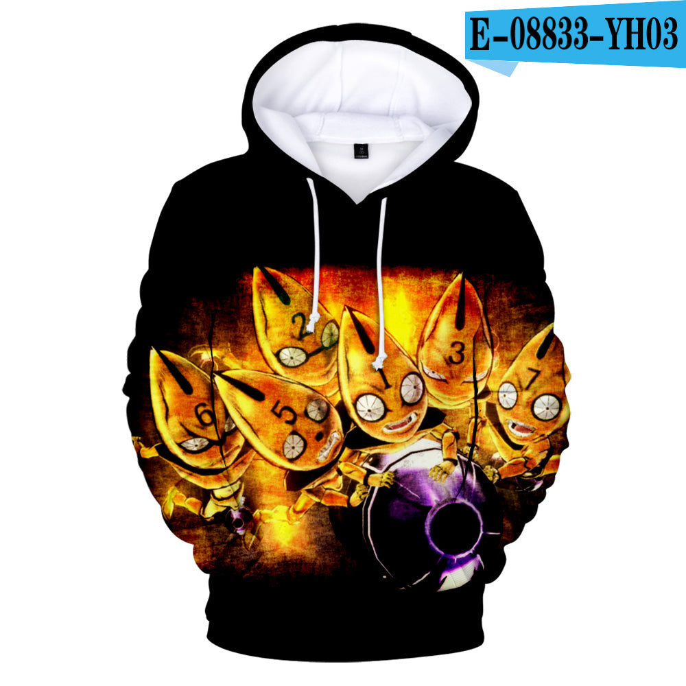 JoJo's Bizarre Adventure Hoodies Fashion Anime Inspired Casual Pullover Sweatshirt