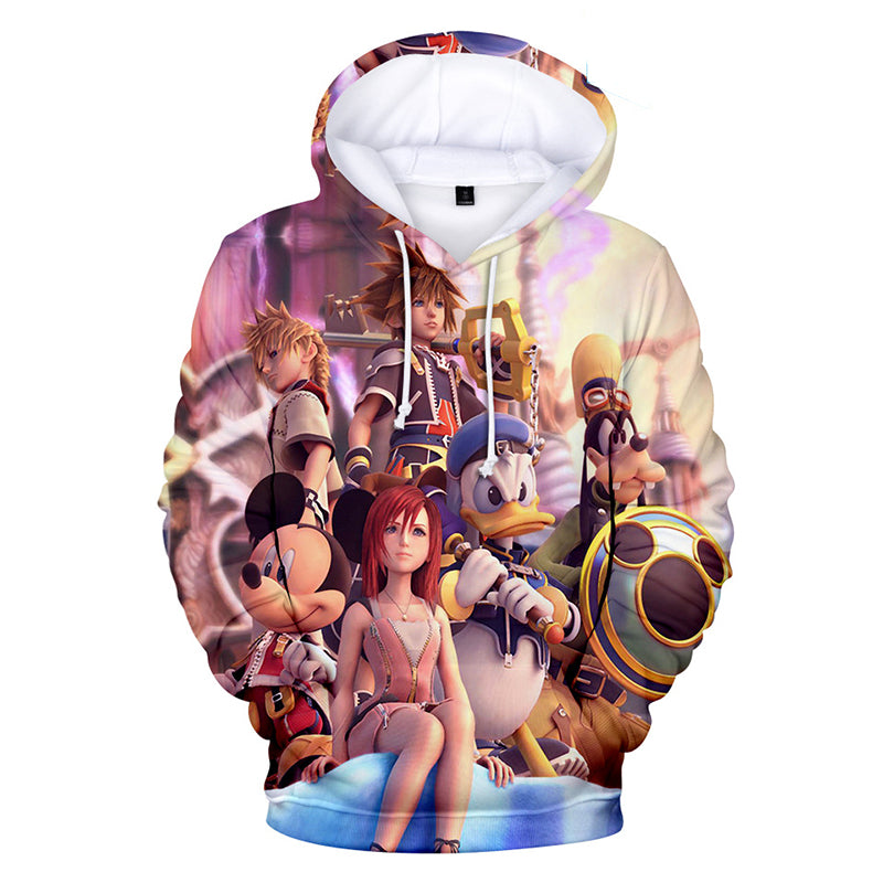 Kingdom Hearts Hoodies - Kingdom Hearts Series Character Sora Team Hoodie