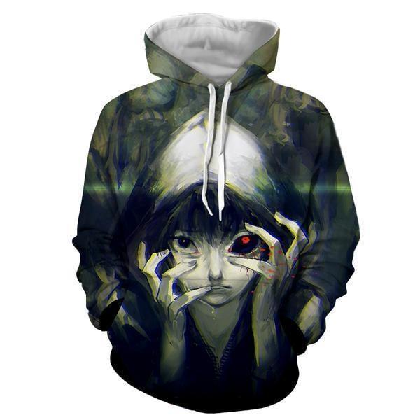 Kurona Yasuhisa Tokyo Ghoul 3D Printed Hoodie