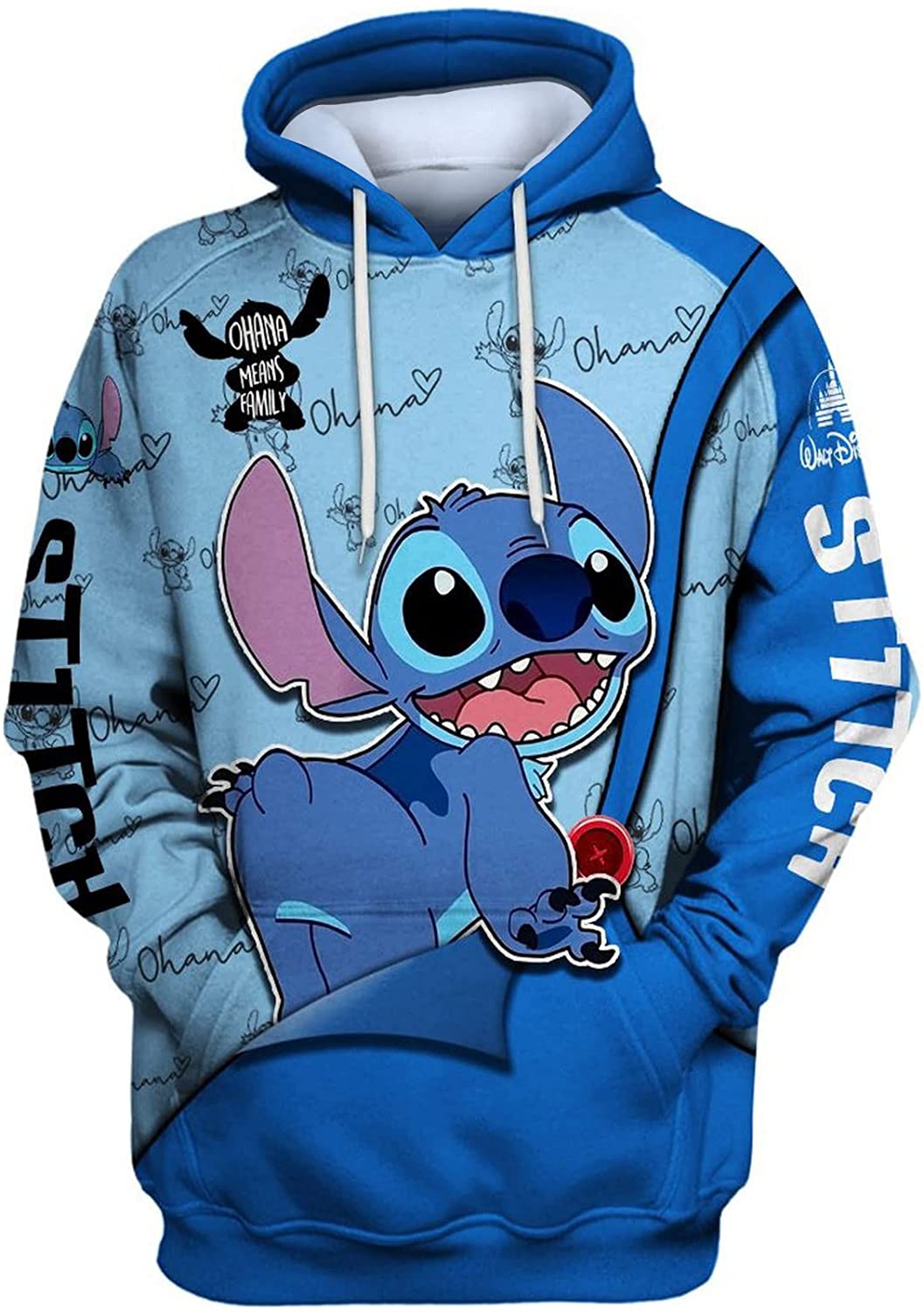 Lilo And Stitch Hoodies Funny Stitch Casual Streetwear Hoodies