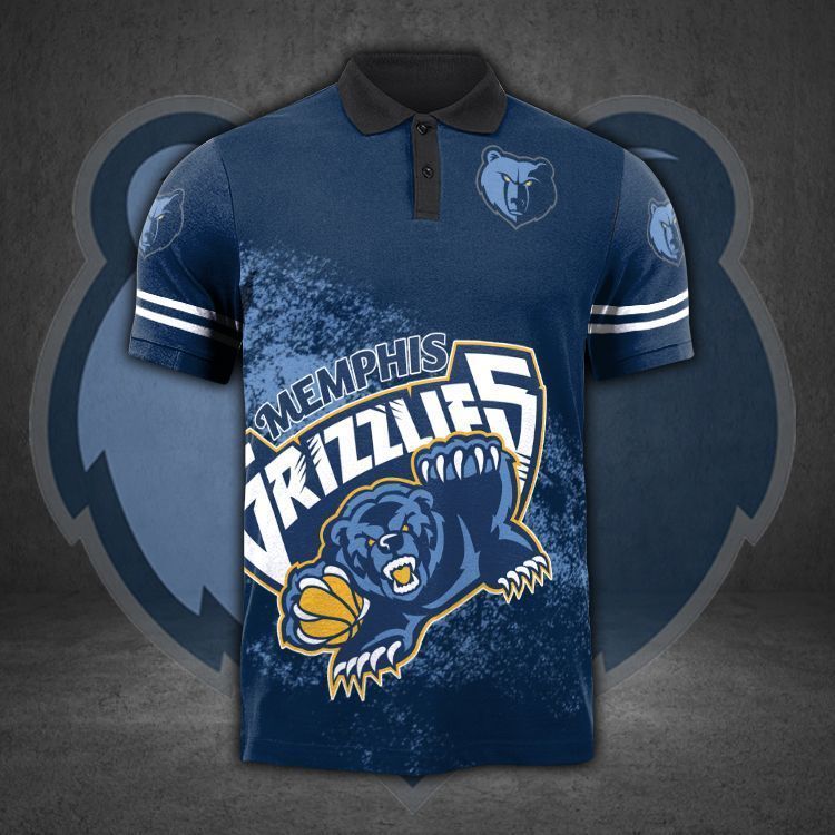 Memphis Grizzlies 3d Polo Shirt Jersey All Over Print Shirt 3d T-shirt