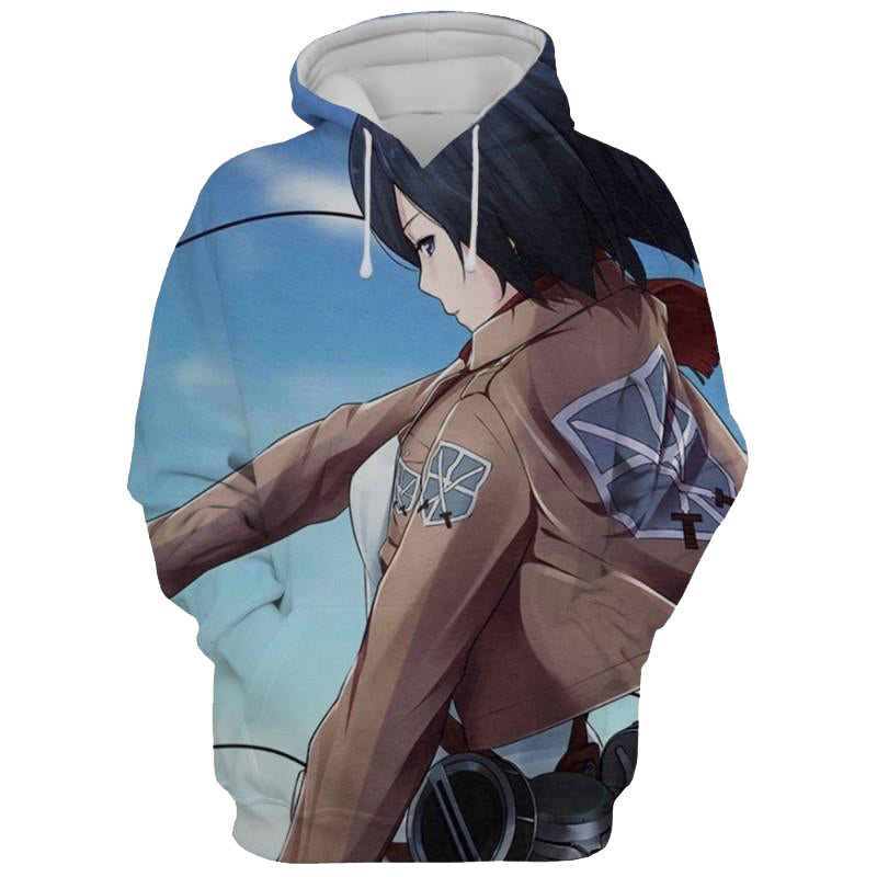 Mikasa Ackerman Attack On Titan 3D Hoodie