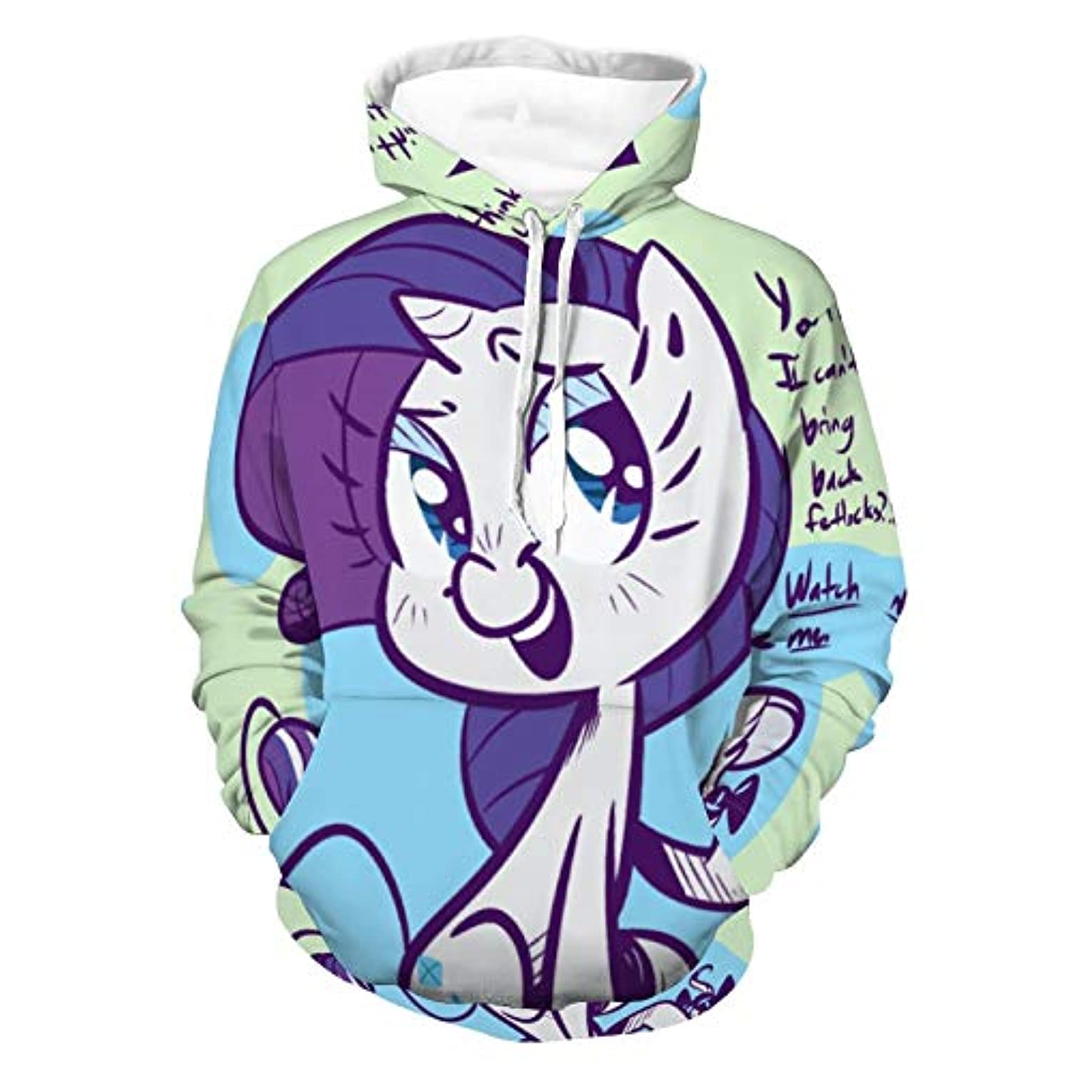 My Little Pony Hoodies - Rarity Unisex 3D Print Casual Pullover Sweater