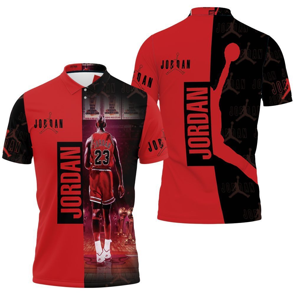 Nba Legend Chicago Bulls Michael Jordan 23 3d Polo Shirt Jersey All Over Print Shirt 3d T-shirt