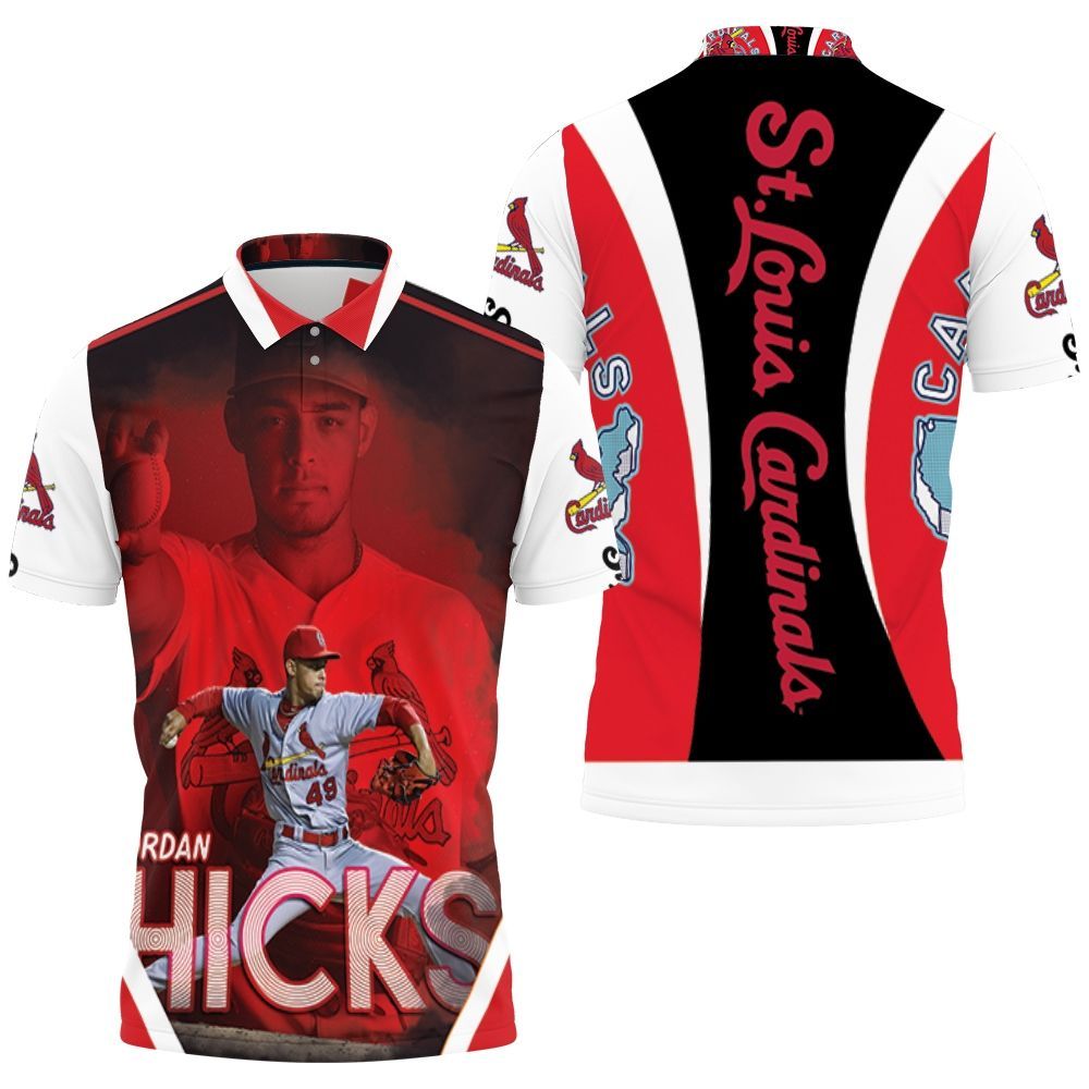 St Louis Cardinals Jordan Hicks 49 For Fan 1 Polo Shirt All Over Print Shirt 3d T-shirt