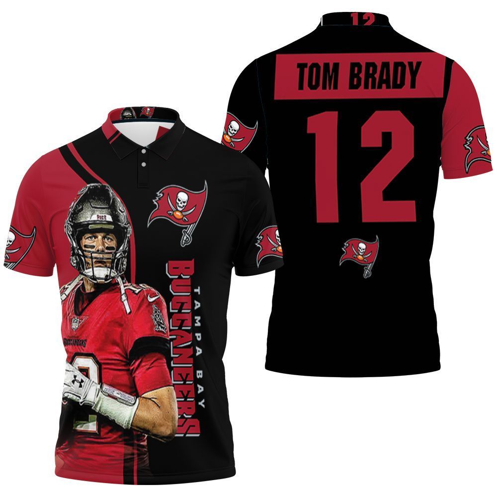 Tampa Bay Buccaneers Tom Brady Posture Legend For Fan Printed 3d Polo Shirt Jersey All Over Print Shirt 3d T-shirt