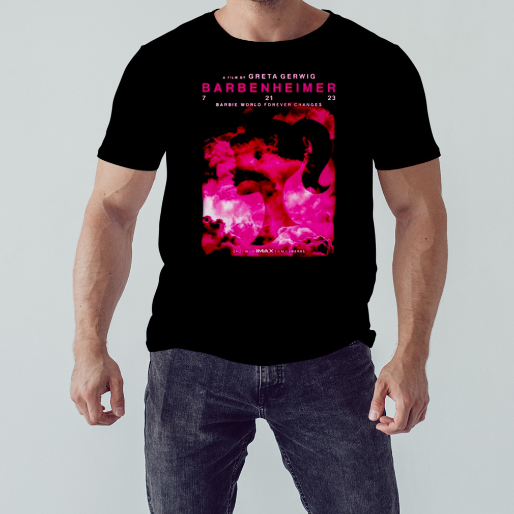 A film by greta gerwig Barbenheimer movie shirt 1 Unisex tshirt