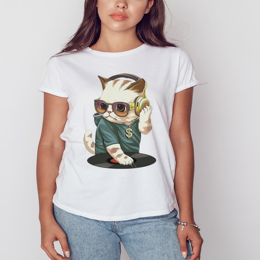 Cat DJ Phee-Lyne shirt 2 Women's shirt