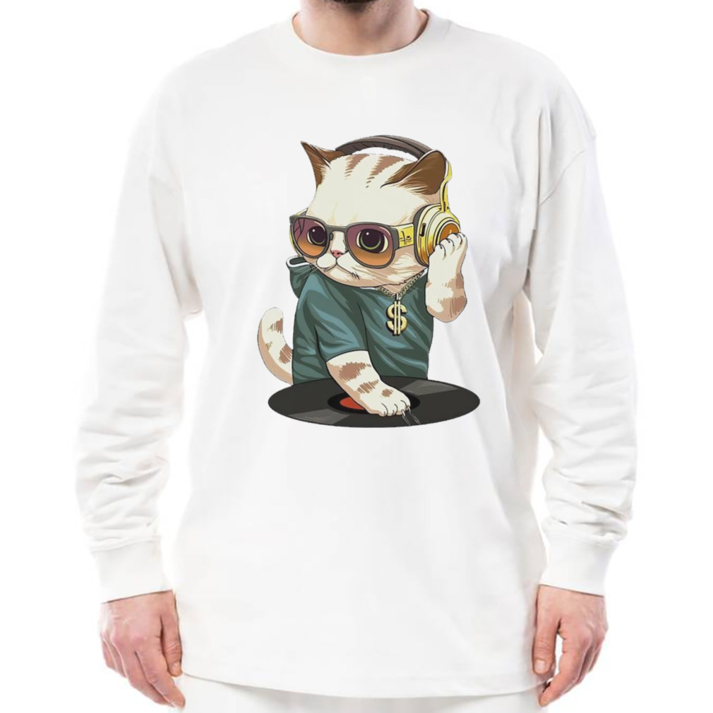 Cat DJ Phee-Lyne shirt 3 Longsleeve shirt